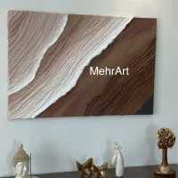 تابلو دکوراتیو برجسته ساحل و دریا