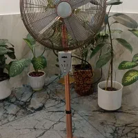 پنکه استیل مسی و پایه بلند+کولرآبی