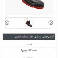 کفش ایمنی پادوکس مدل اونگارد پلاس نو 15 جفت|کیف، کفش، کمربند|تهران, افسریه شمالی|دیوار