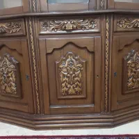 بوفه چوبی شیک|بوفه، ویترین، کنسول|تهران, نیروی هوایی (پیروزی)|دیوار