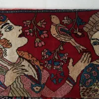 یک جفت پشتی دست بافت