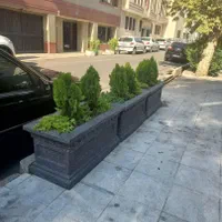 گلدان فلاور باکس بتنی سنگین مستطیل آلاچیق