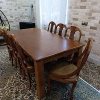 میز نهارخوری هشت نفره|میز و صندلی غذاخوری|سلمانشهر, |دیوار