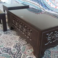 میز جلو مبلی همراه با عسلی|مبلمان خانگی و میز عسلی|پرهسر, |دیوار