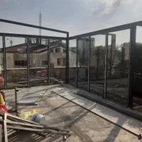 درب و پنجره دوجداره وupvcو آلومینیوم نرمال و ترمال