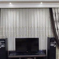 پرده حریرگل  ابریشمی درجه یک و والان تر تمیز سالم