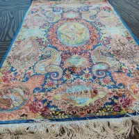 فرش زرع و نیم دستباف تمام ابریشم