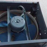 فن مکنده نیمه صنعتی ناسیونال ژاپنی اصل|پنکه و تصفیه‌کنندهٔ هوا|اهواز, طالقانی|دیوار