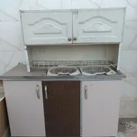 آبچک دو عدد کابینت دومتری|آب‌چکان و نظم‌دهنده ظروف|زابل, |دیوار