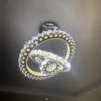لوستر الماس.کهکشانی ۳طرف کریستال صدف۳۶۴۲.AC light