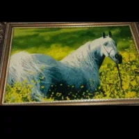 تابلو فرش اسب نجیب
