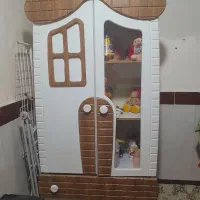 کمد بچه سفید قهوه ای دوکشو سالم فروش فوری