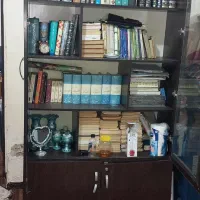 فروش کتابخانه شیشه دار|کتابخانه، شلف، قفسه‌های دیواری|اهواز, فاز ۱ پادادشهر|دیوار
