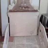 تخت نوزاد و کودک دخترانه سفید صدفی مخمل لمسه دار|اسباب و اثاث بچه|تهران, خانی آباد نو جنوبی|دیوار