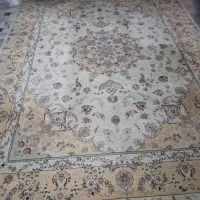 فرش ۱۲ متری کاشان کرم رنگ