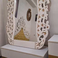 تخت دونفره به همراه تشک|تخت و سرویس خواب|آبیک, |دیوار