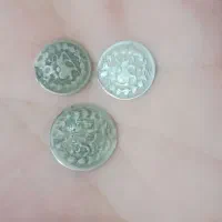 سه سکه نقره ناصرالدین شاه|کلکسیون سکه، تمبر، اسکناس|تبریز, |دیوار