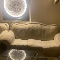 مبل راحتی شیری رنگ|مبلمان خانگی و میز عسلی|تهران, شهید اسدی|دیوار