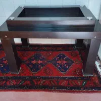 فروش میز غذاخوری. همراه شیشه چهار نفره