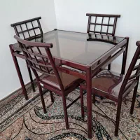 میز ناهار خوری ۴ نفره|میز و صندلی غذاخوری|اصفهان, لاله|دیوار