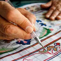 آموزش قالیبافی گلیم بافی رفوگری با مدرک بیمه