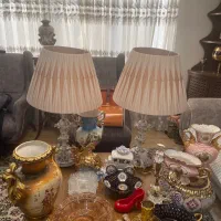 کریستال چینی لمونژشکلات میوه آجیل قهوه خوری آنتیک