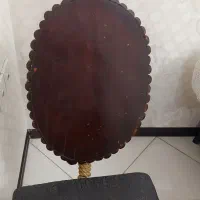 میز ناهار خوری چوبی ۴ نفره(همراه با بازی تخته نر)|میز و صندلی غذاخوری|تهران, تسلیحات|دیوار