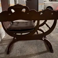 میز تلفن چوبی