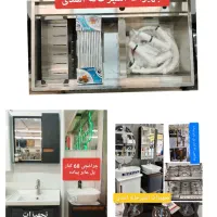 کابین مشکی باکس گاز آیینه شیرآلات هود Kawe3006