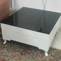 میز جلو مبلی چرخشی همراه سه عسلی