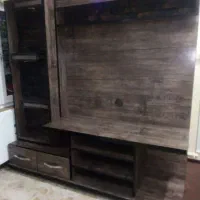 فروش میز تلویزیون کمد دار دکوری در حد نو