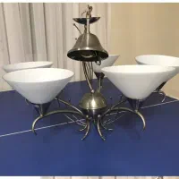 یک جفت لوستر قدیمی اما نو و تمیز و سالم