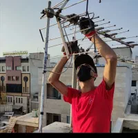 نصب انتن های ثابت و گردان . وگیرنده های دیجتال