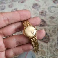 ساعت زنانه امگا کوکی نیم طلا ساخت سوییس 24 عیار|ساعت|اصفهان, باتون|دیوار