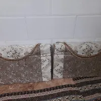 پشتی مدل مبلی کرم رنگ
