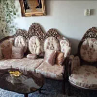 فروش یک دست مبل سلطنتی بسیار تمیز|مبلمان خانگی و میز عسلی|کاشان, آیت الله سعیدی|دیوار