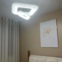 لوستر مربع دو طبقه ابری ریموت دار