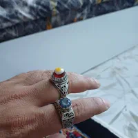 دوعدد انگشتر نقره