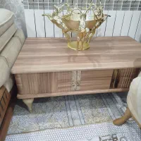 آینه وکنسول بهمراه میزتی وی وجاکفشی وجلومبلی عسلی|بوفه، ویترین، کنسول|اسلام‌شهر, شهرک واوان|دیوار