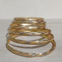 النگو طرح طلا 6عدد سایز 3