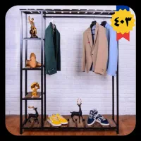 رگال آویز رخت طبقاتی/4شعبه درایران/قفسه لباس کد400|بندرخت و رختآویز|تهران, سلیمانی|دیوار