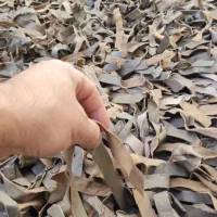 فرش چرم طبیعی نسکافه ای پرز بلند|فرش|مشهد, هنرستان|دیوار