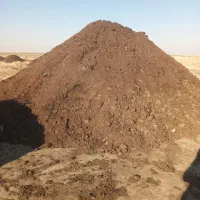 پخش کود حیوانی وگوسفندی وخاک باغچه