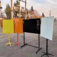 پایه تخته وایت برد شیشه ای 80x120 گلسبرد پرتابل|لوازم التحریر|ری, صالح‌آباد شرقی|دیوار
