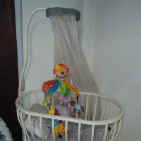 تخت کودک کاملا نو و استفاده نشده