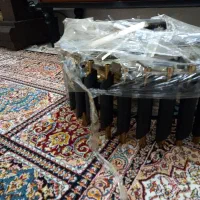 لوستر در حد نو بعلاوه لامپ هاش