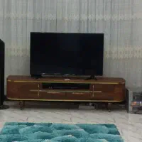 جاکفشی .کنسل واینه ومیز تلوزیون با تلوزیون۴۹x|جاکفشی، کمد، دراور|اندیشه, اندیشه فاز ۵|دیوار
