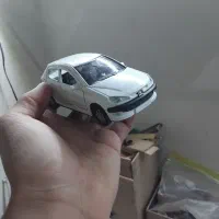 ماکت فلزی ۲۰۶ مقیاس کوچک (رنگ سفید)