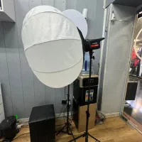 ویدیو لایت همراه با لنترن(بالونی) و سه‌پابه(آکبند)