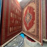 فرش سنتی ایران سبز با برکت نگارین مدل باستان|فرش|مشهد, امیر المومنین|دیوار